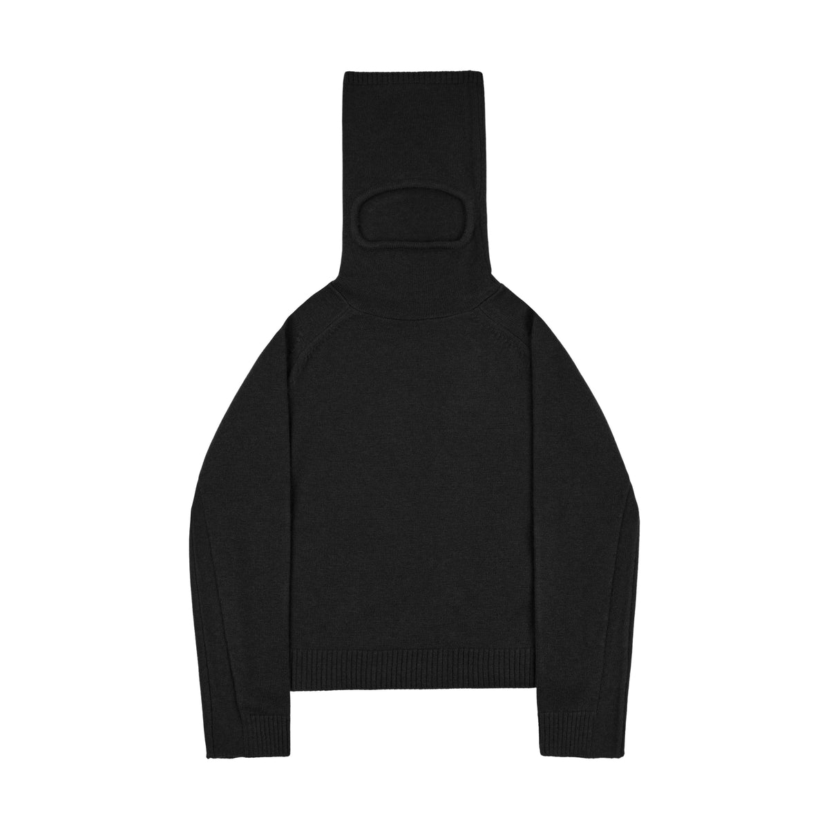 Stealth Balaclava Knit Jumper (Black)