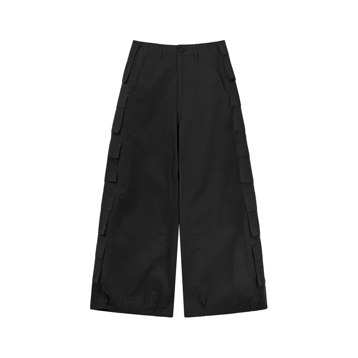 6 Flap Pocket Trousers (Black)