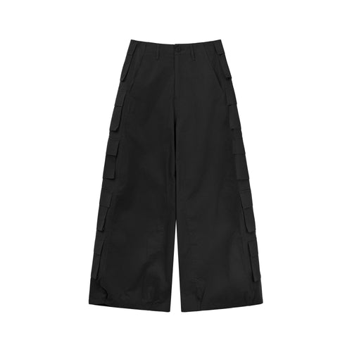 6 Flap Pocket Trousers (Black)