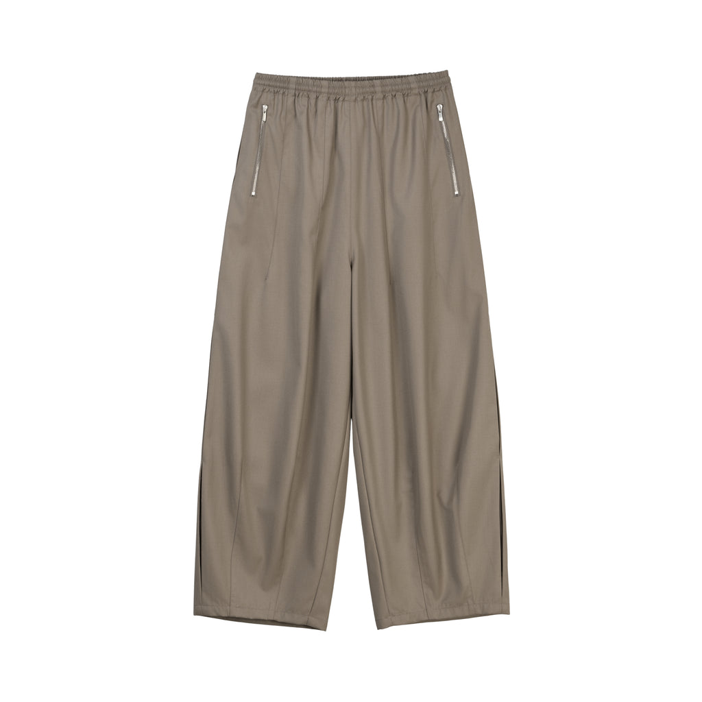 Wool Enigma SW Tracksuit Trouser (Beige)
