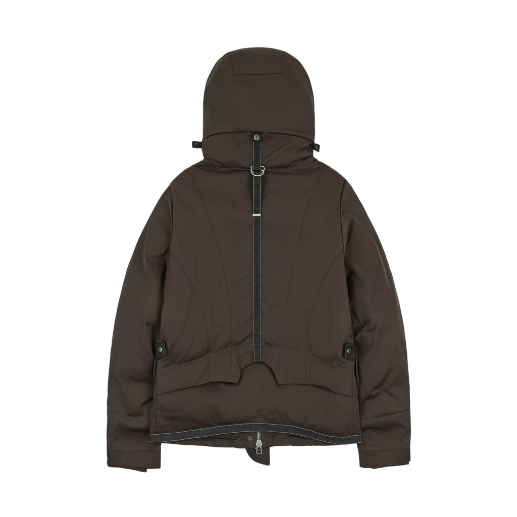 Bondage Flight Puffer Jacket (Fondant Brown)