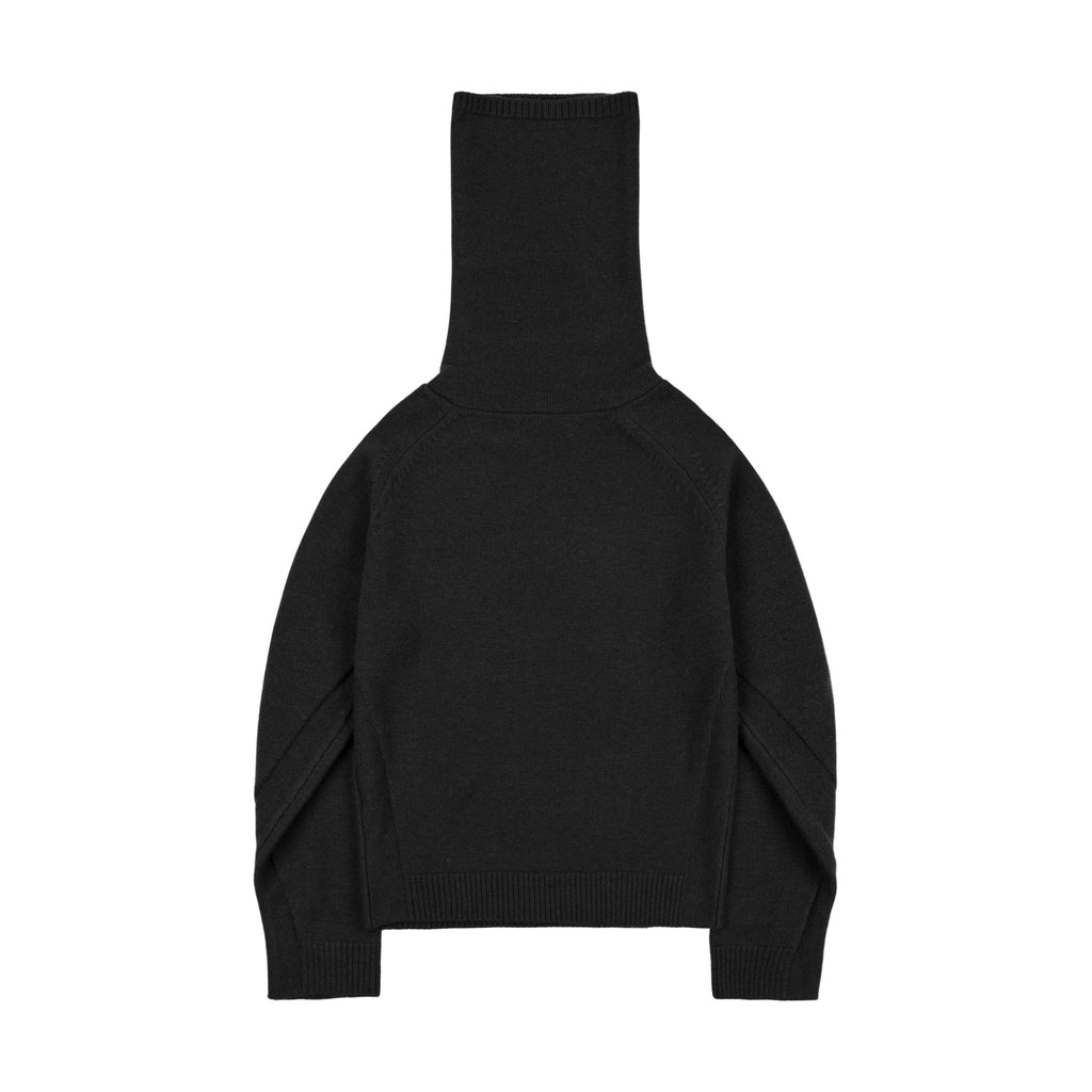 Stealth Balaclava Knit Jumper (Black)