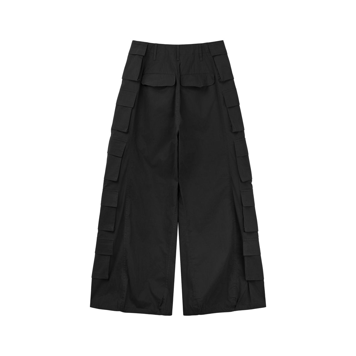 6 Flap Pocket Trousers (Black)