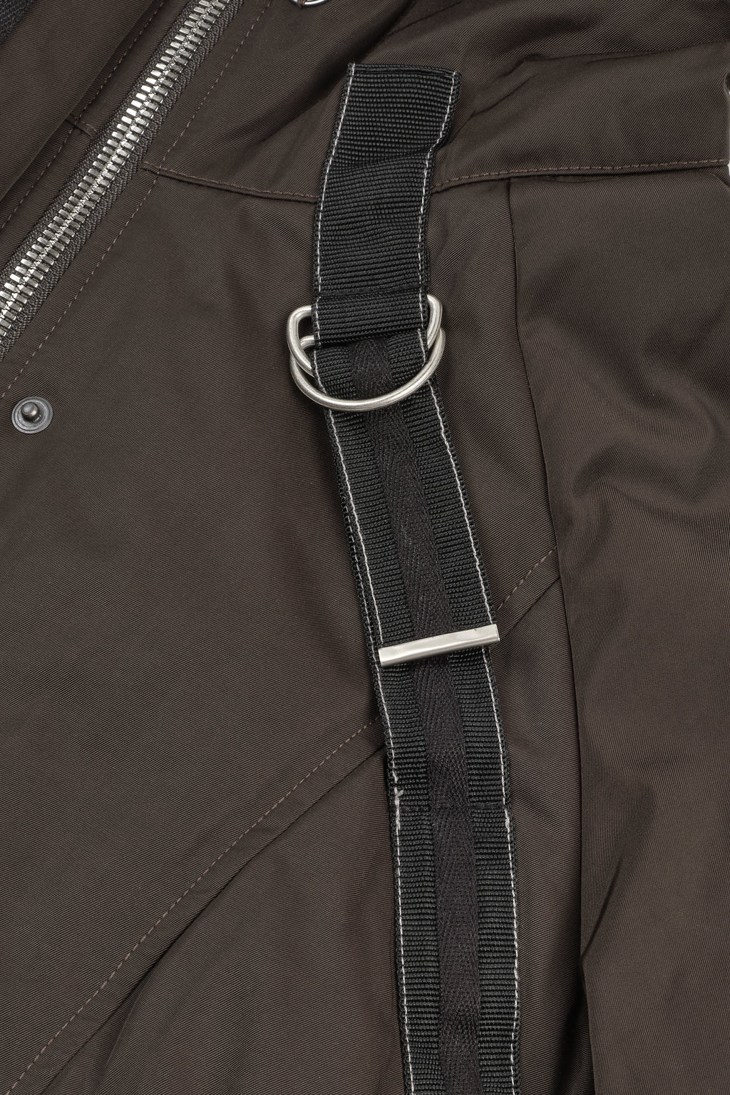 Bondage Flight Puffer Jacket (Fondant Brown)