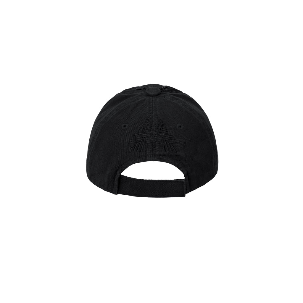 Double Zip Washed Cap (Black)