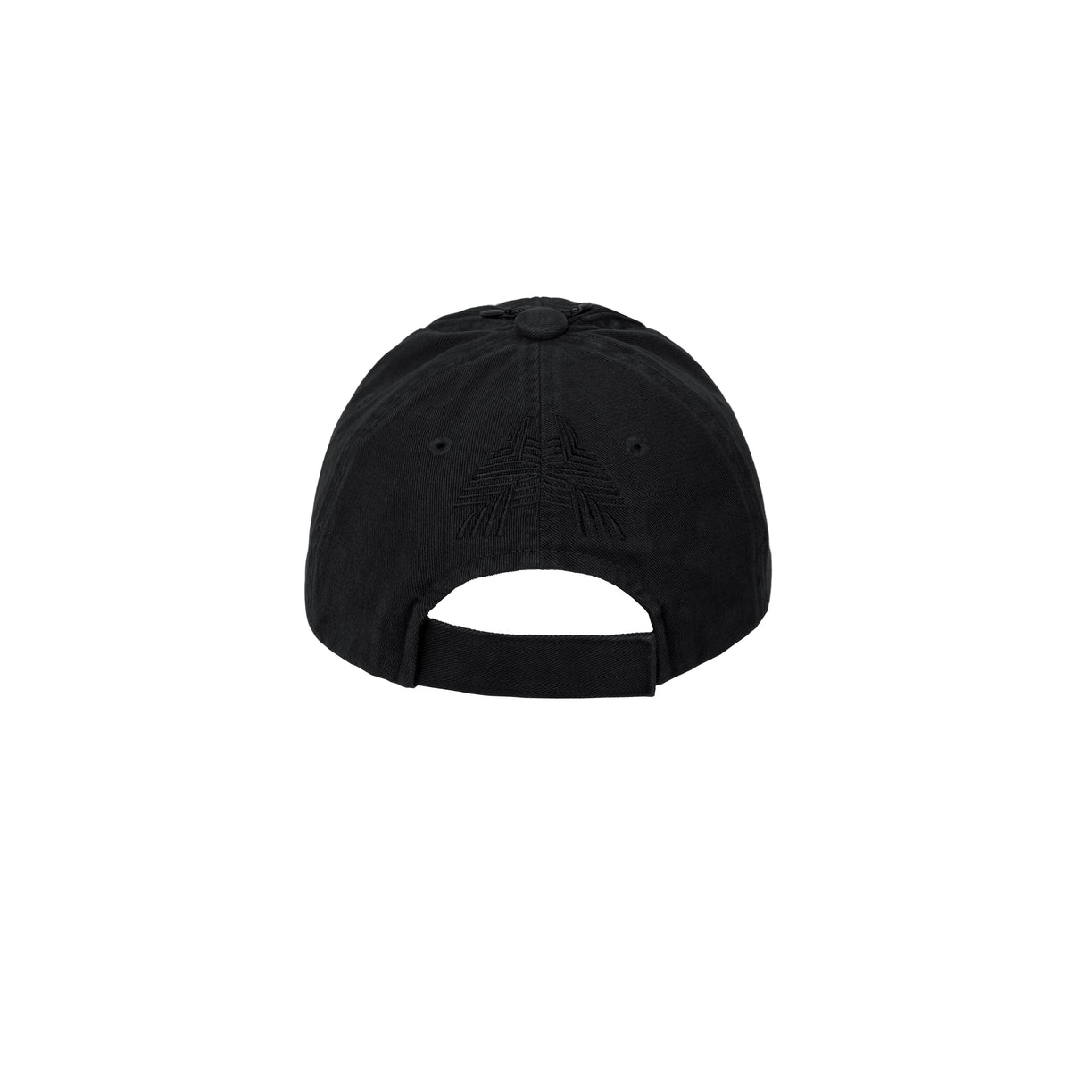 Double Zip Washed Cap (Black)