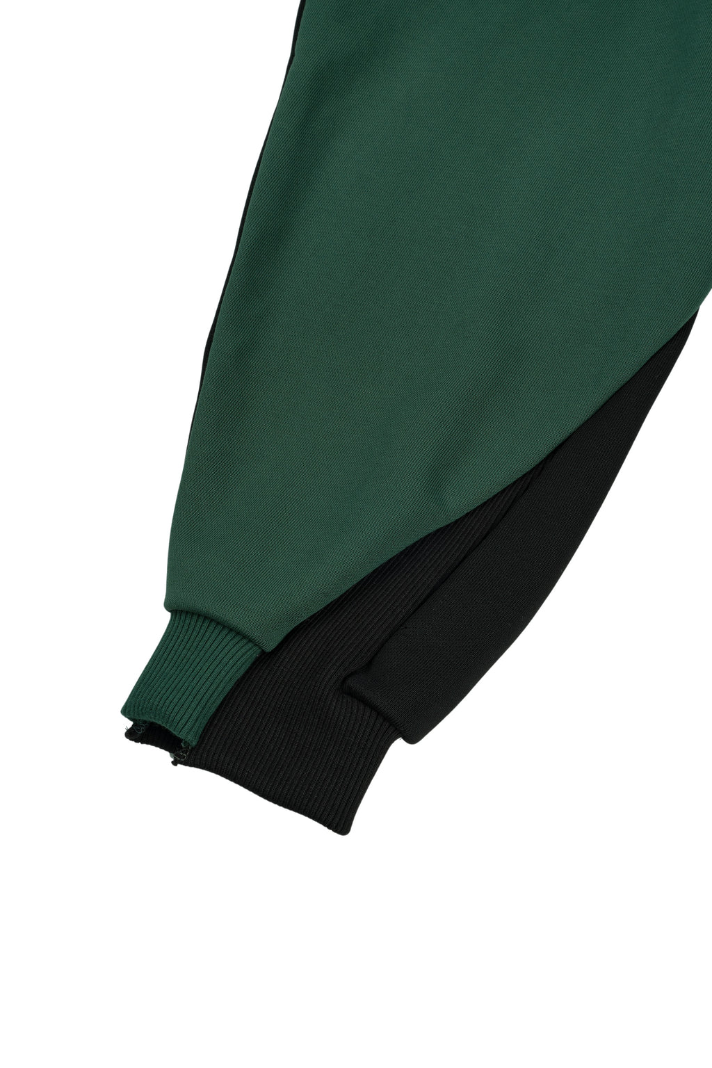 URL Paneled Hooded Sweatshirt (Green)