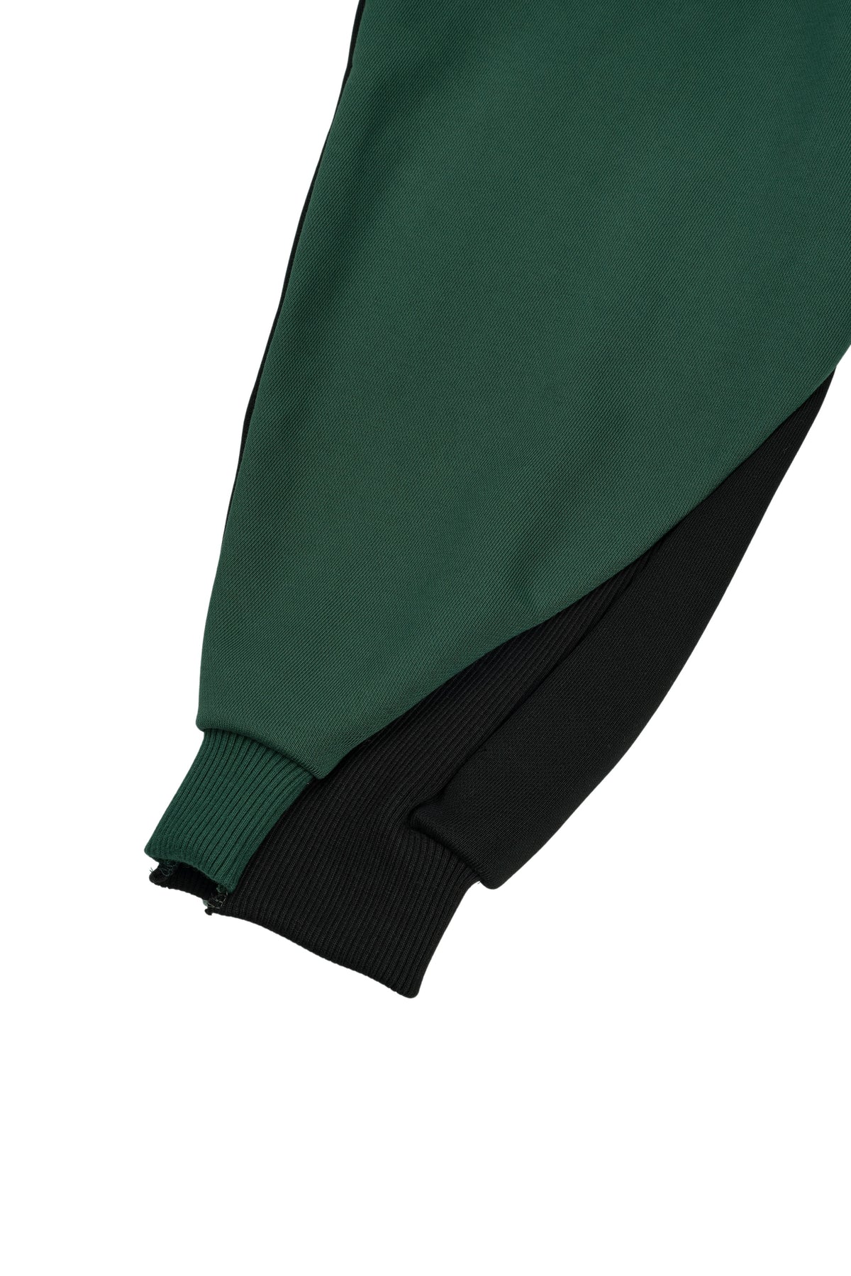 URL Paneled Hooded Sweatshirt (Green)