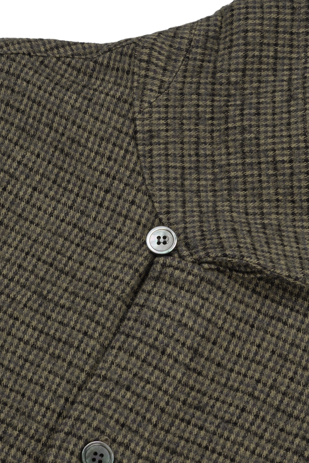 Wool Diffraction Over Shirt (Brown Check)