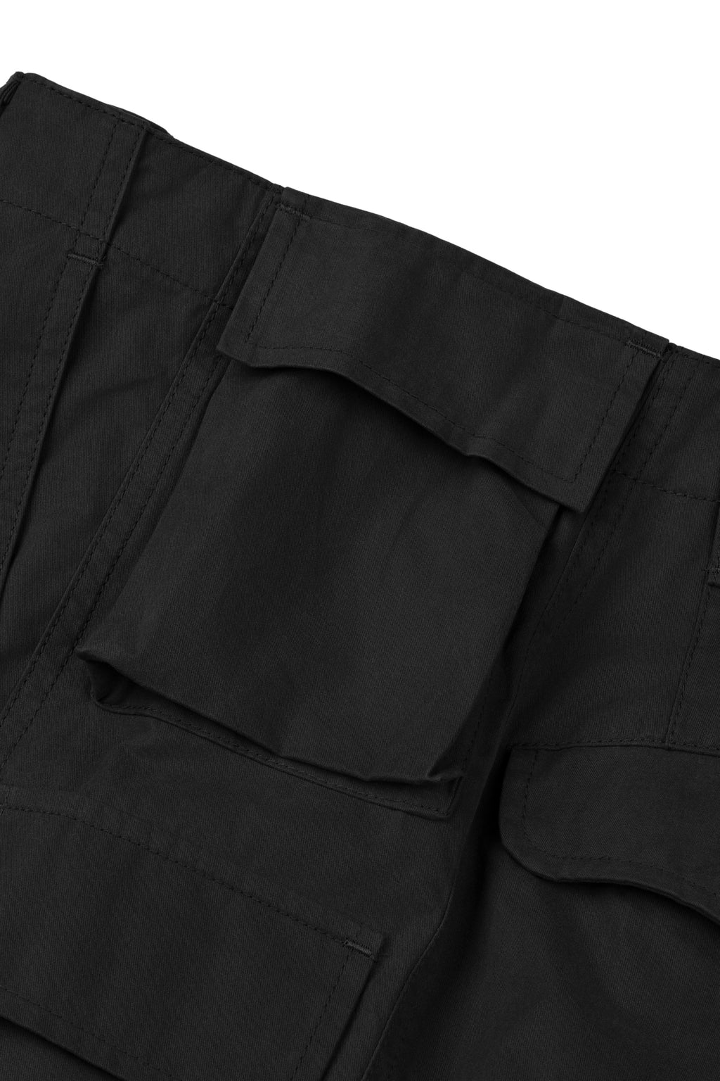 6 Flap Pocket Trousers (Black)