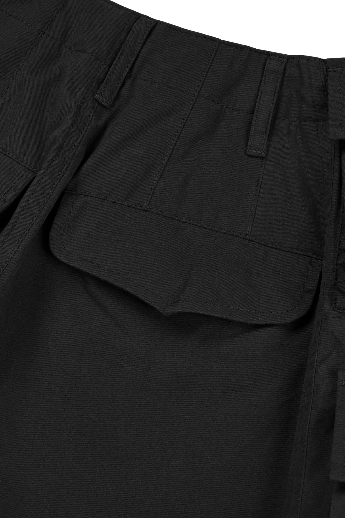 6 Flap Pocket Trousers (Black)