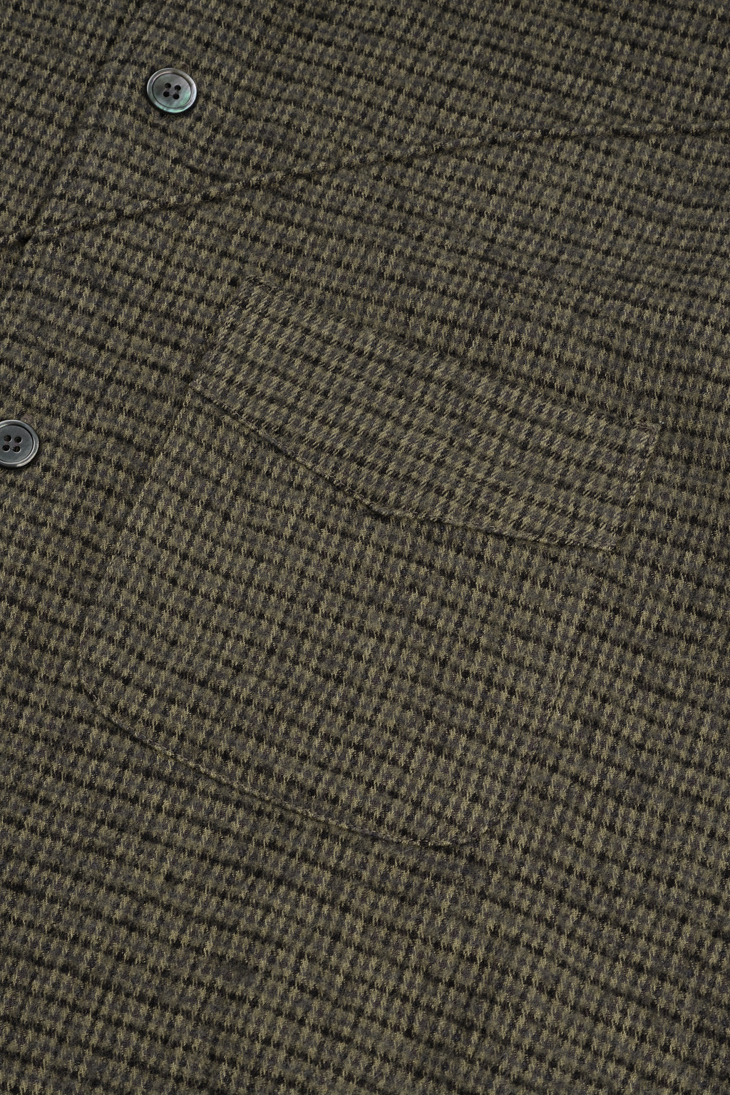 Wool Diffraction Over Shirt (Brown Check)