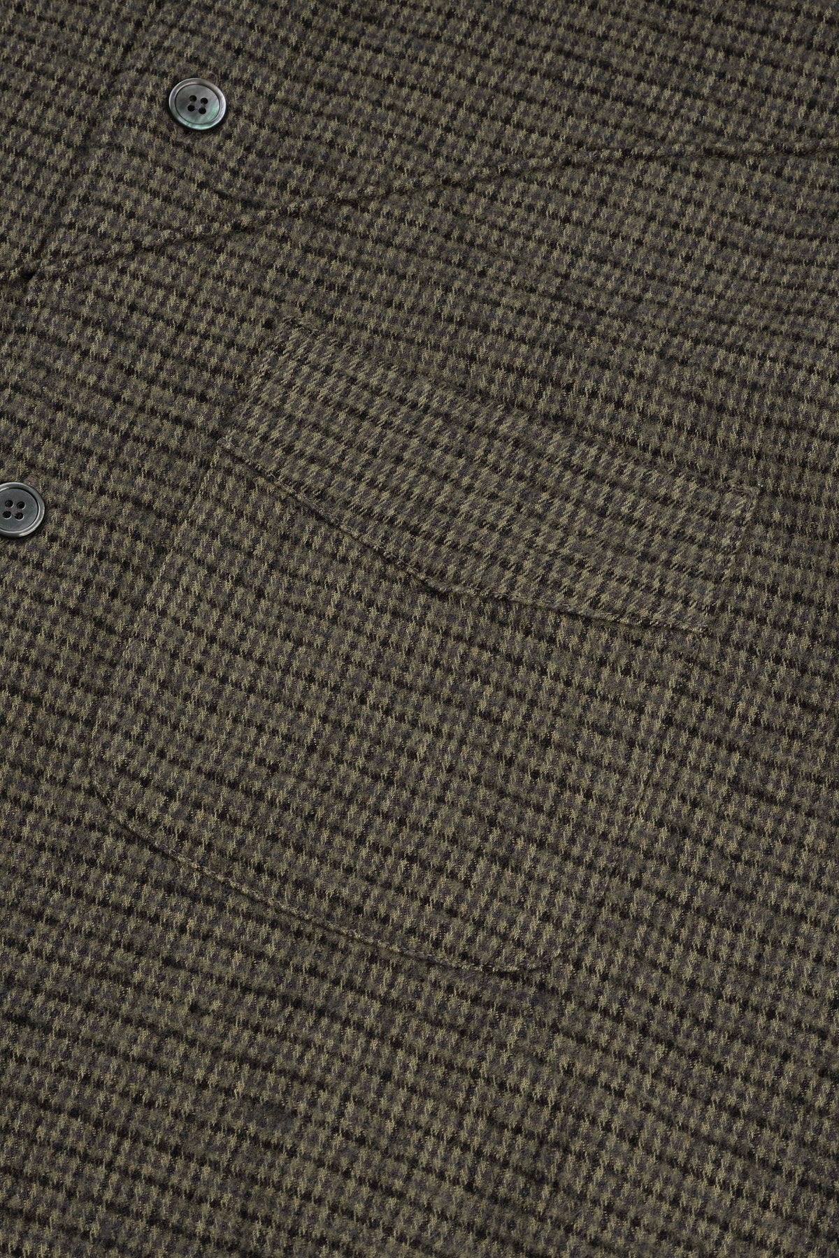 Wool Diffraction Over Shirt (Brown Check)