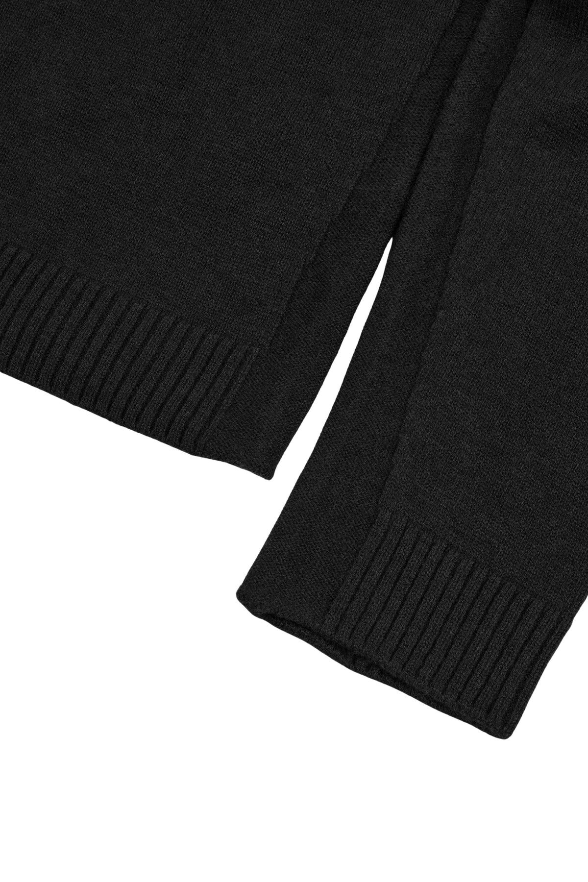 Stealth Balaclava Knit Jumper (Black)