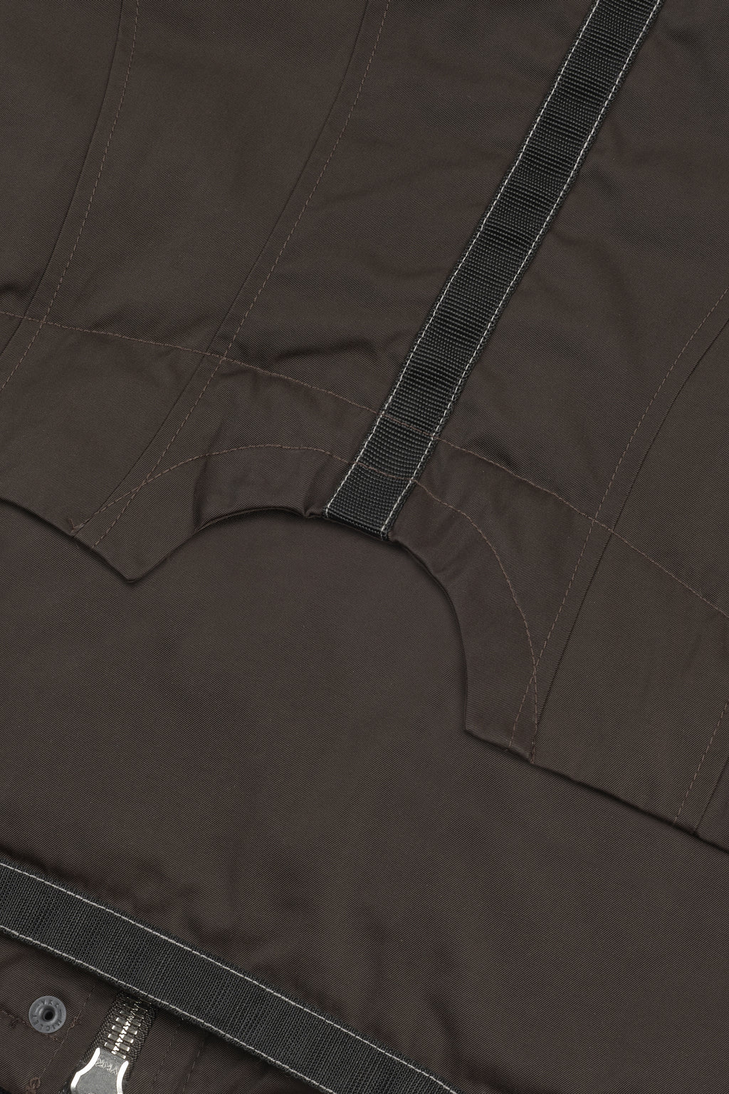 Bondage Flight Puffer Jacket (Fondant Brown)