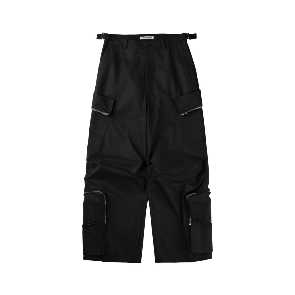 Engineer Cargo Trousers (Black)