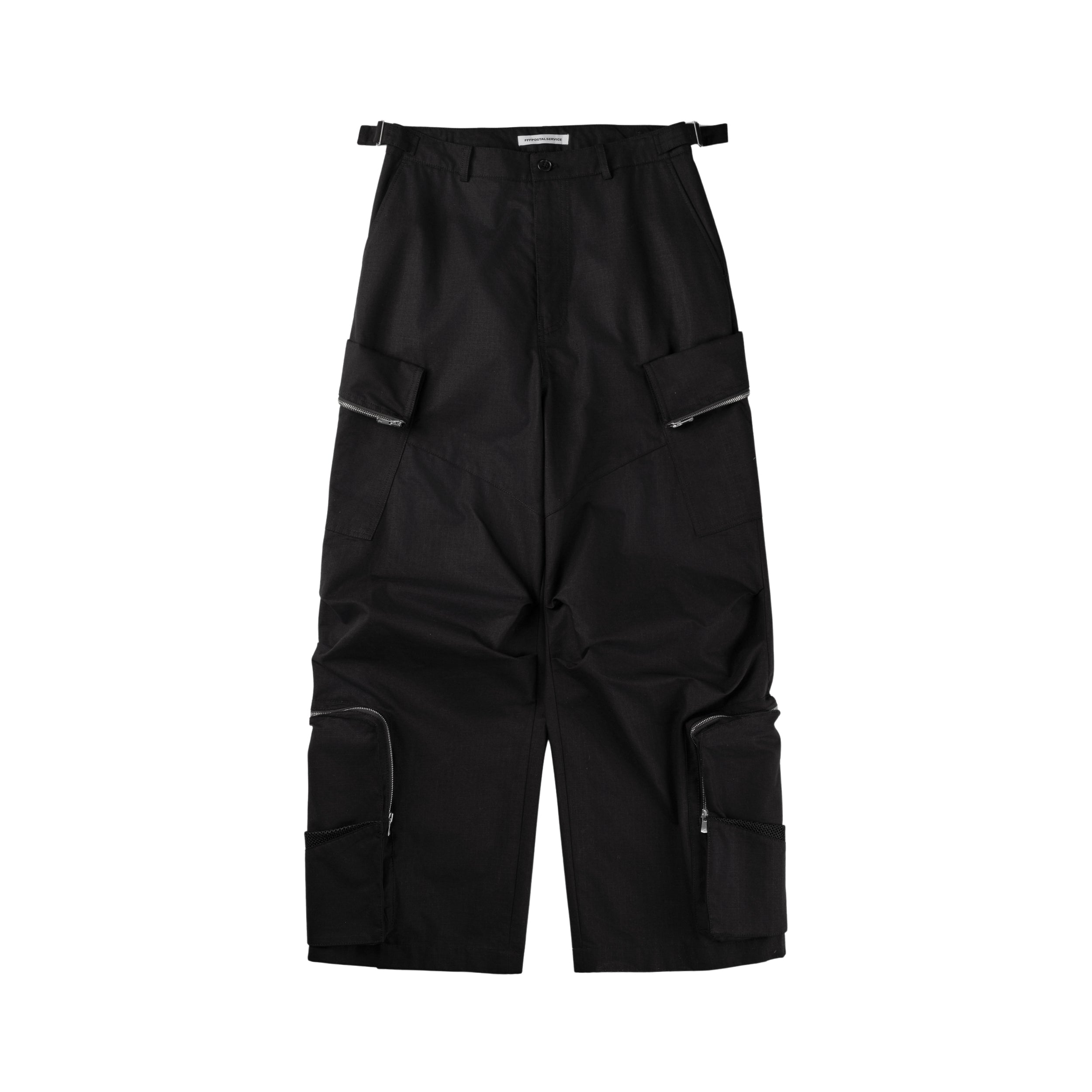 Engineer Cargo Trousers (Black)