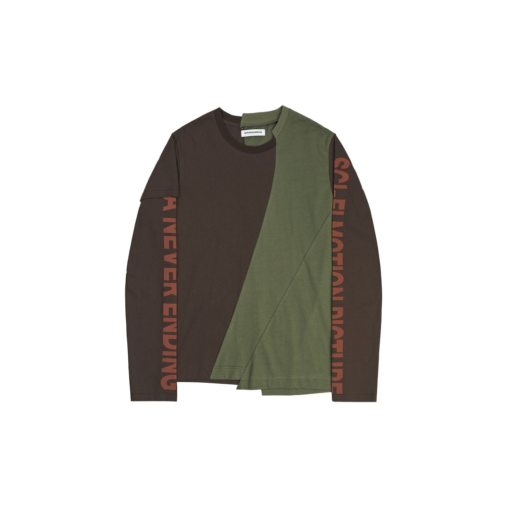 Defense Printed Deconstructed Longsleeve (Army/Brown)