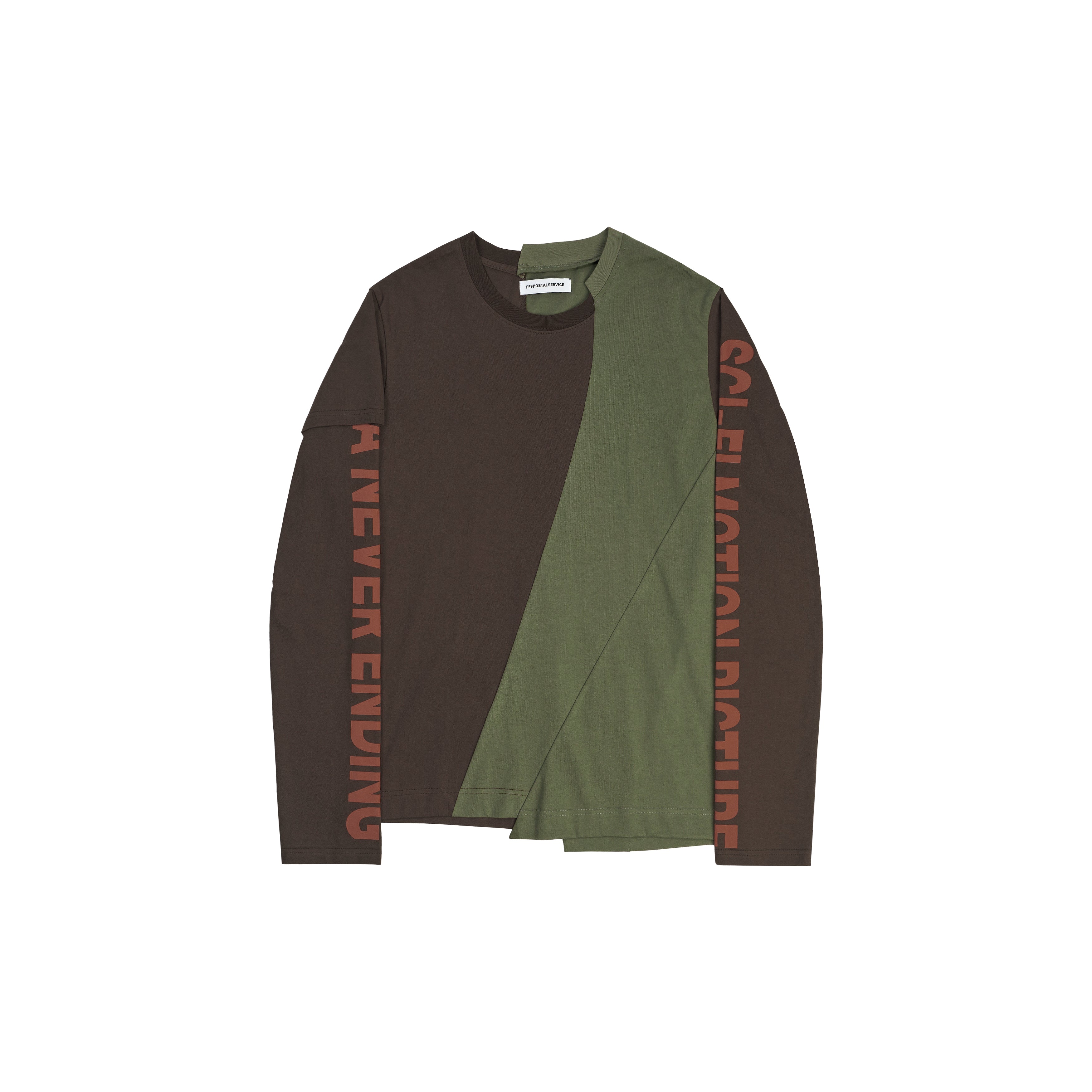 Defense Printed Deconstructed Longsleeve (Army/Brown)