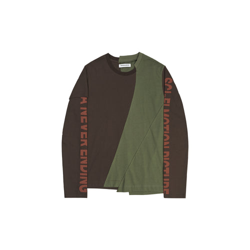 Defense Printed Deconstructed Longsleeve (Army/Brown)