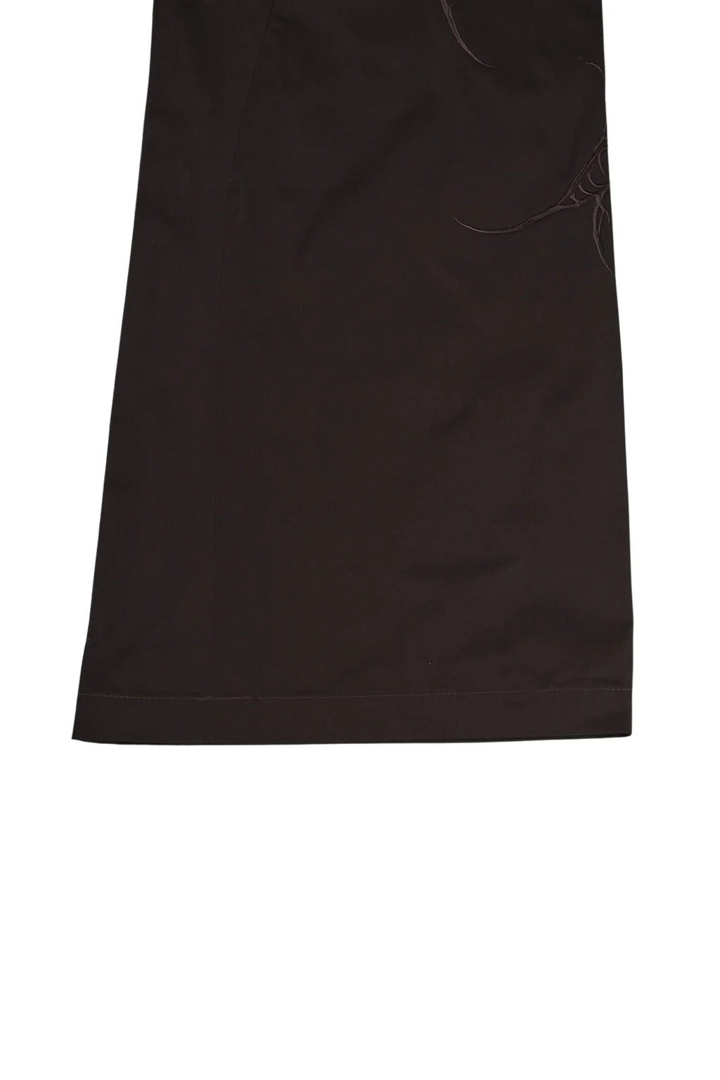 Bolsu Double Layered Trousers (Blood Red/Fondant Brown)