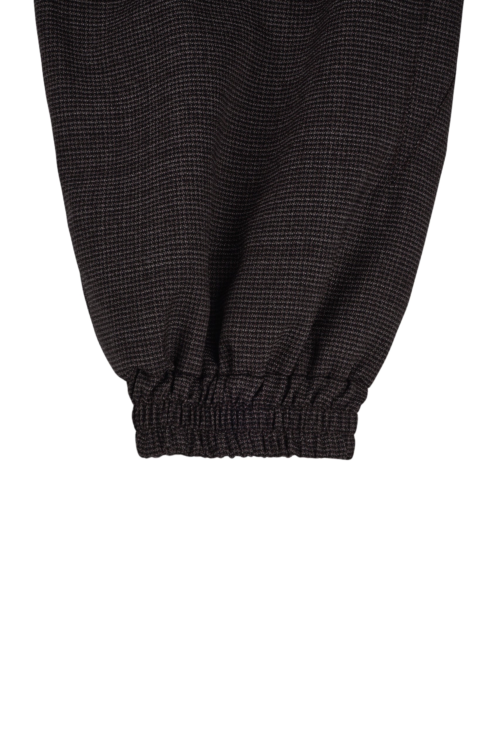 Vented OS Track Jacket (Brown Wool Houndstooth)