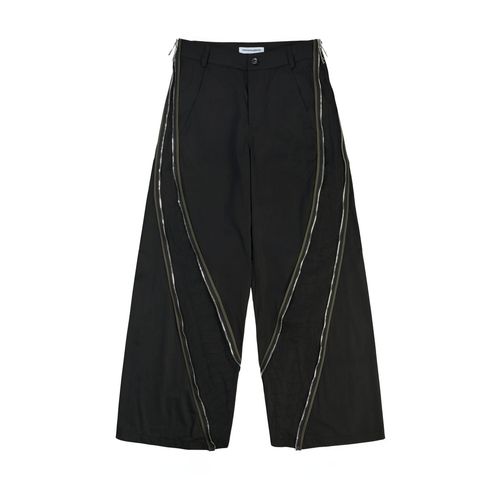 Diffraction 3-Way Zip Cargo Trouser (Black)