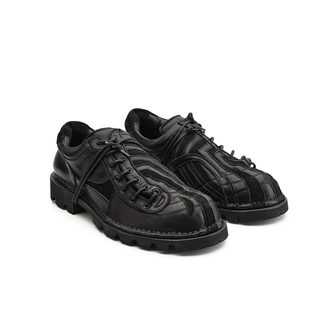 Banner Lace Up Derby (Black)