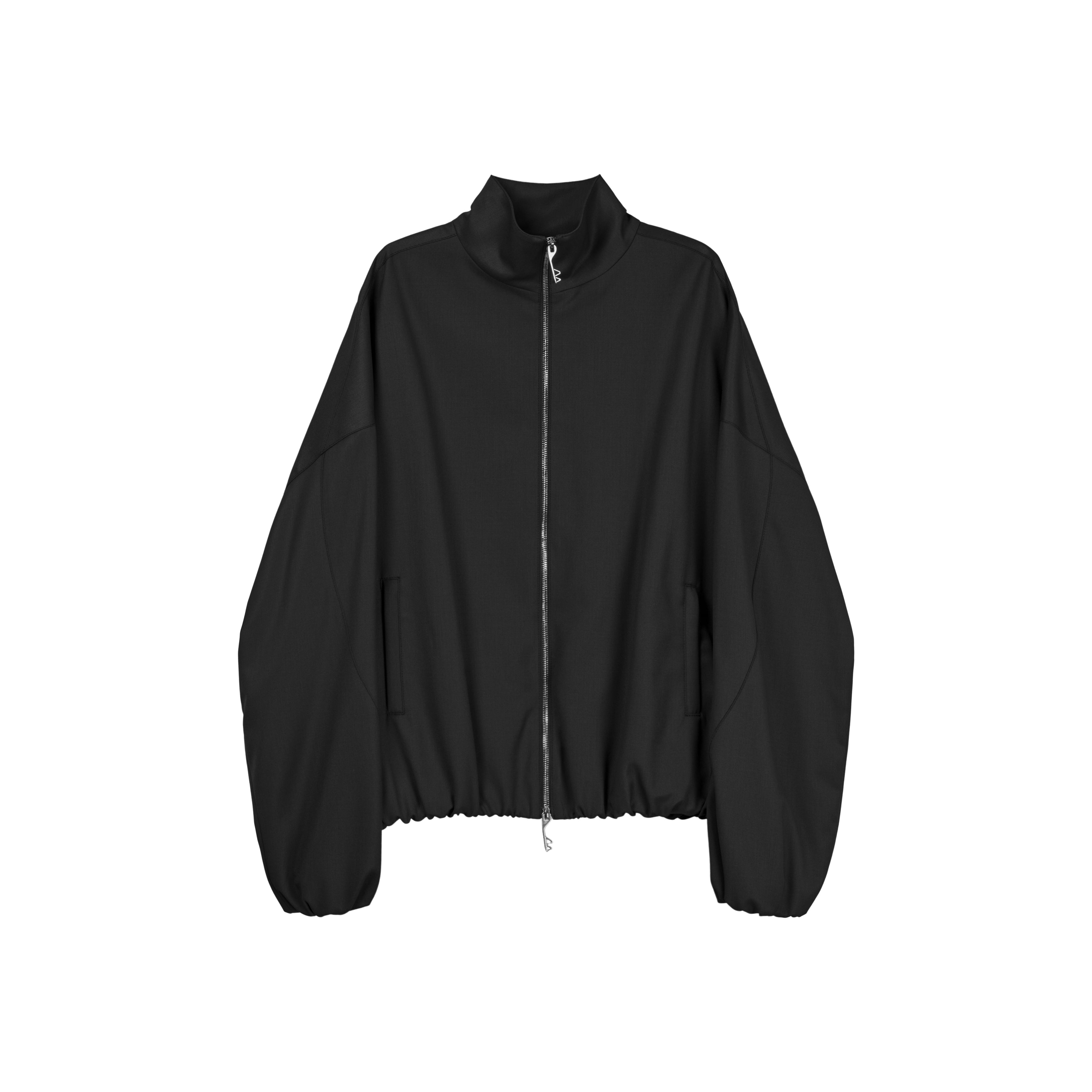 Wool OS Track Jacket (Black)