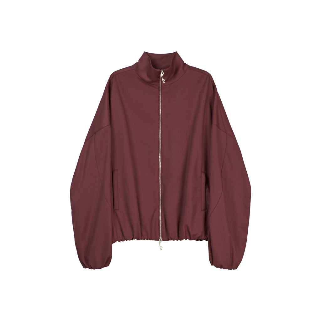 Wool OS Track Jacket (Blood Red)