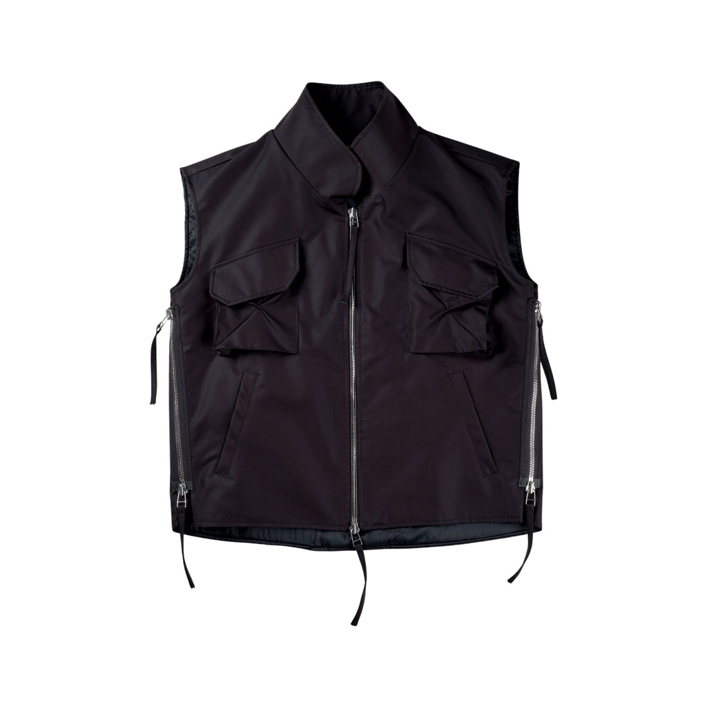 Darted Kalf Vest (Techno Violet)