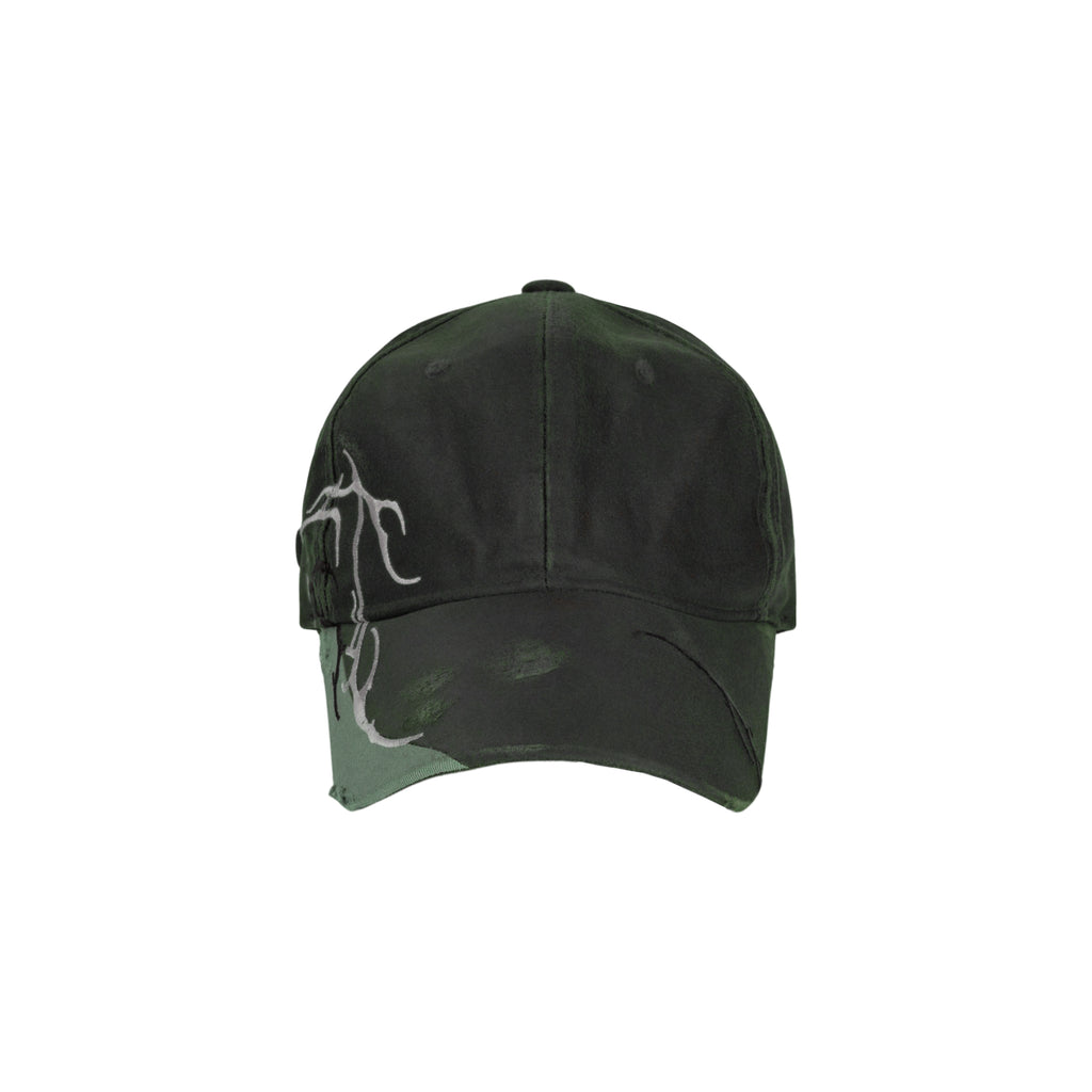 Bolsu Damaged Cap (Army Green/Tokyo Green)