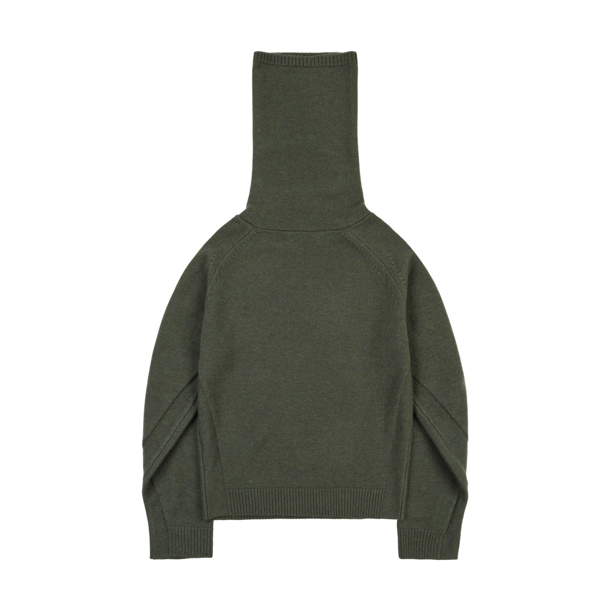 Stealth Balaclava Knit Jumper (Army Green)