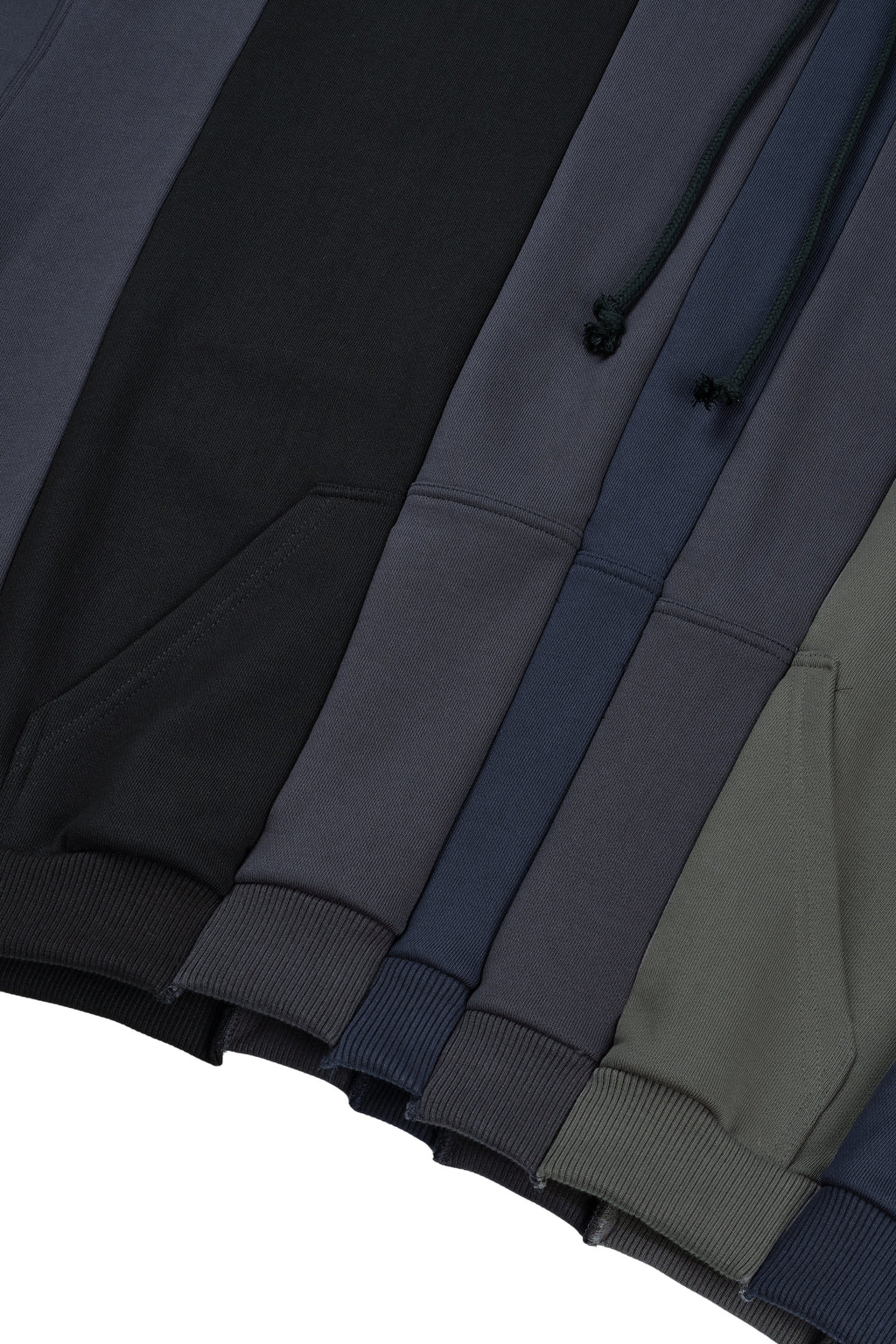 URL Paneled Hooded Sweatshirt (Black)