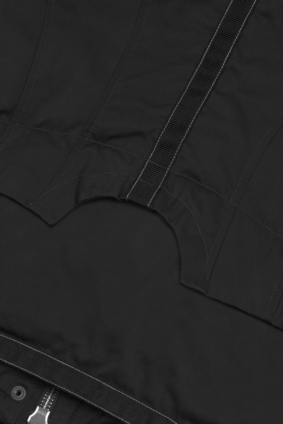 Bondage Flight Puffer Jacket (Black)