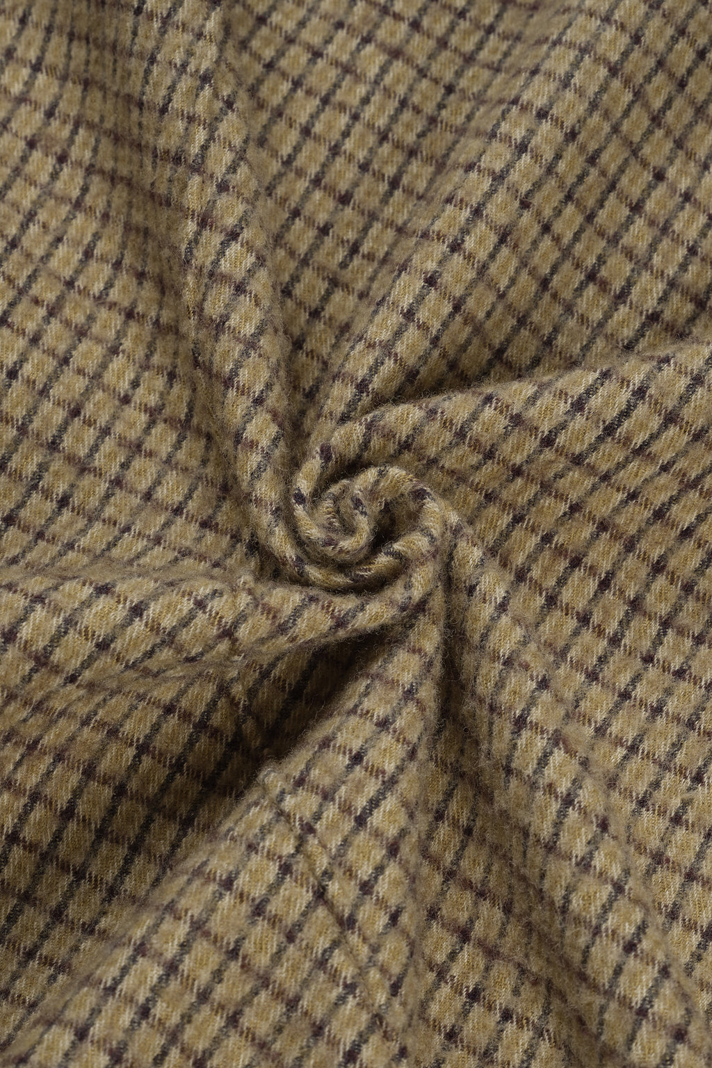 Wool Diffraction Over Shirt (Beige Check)