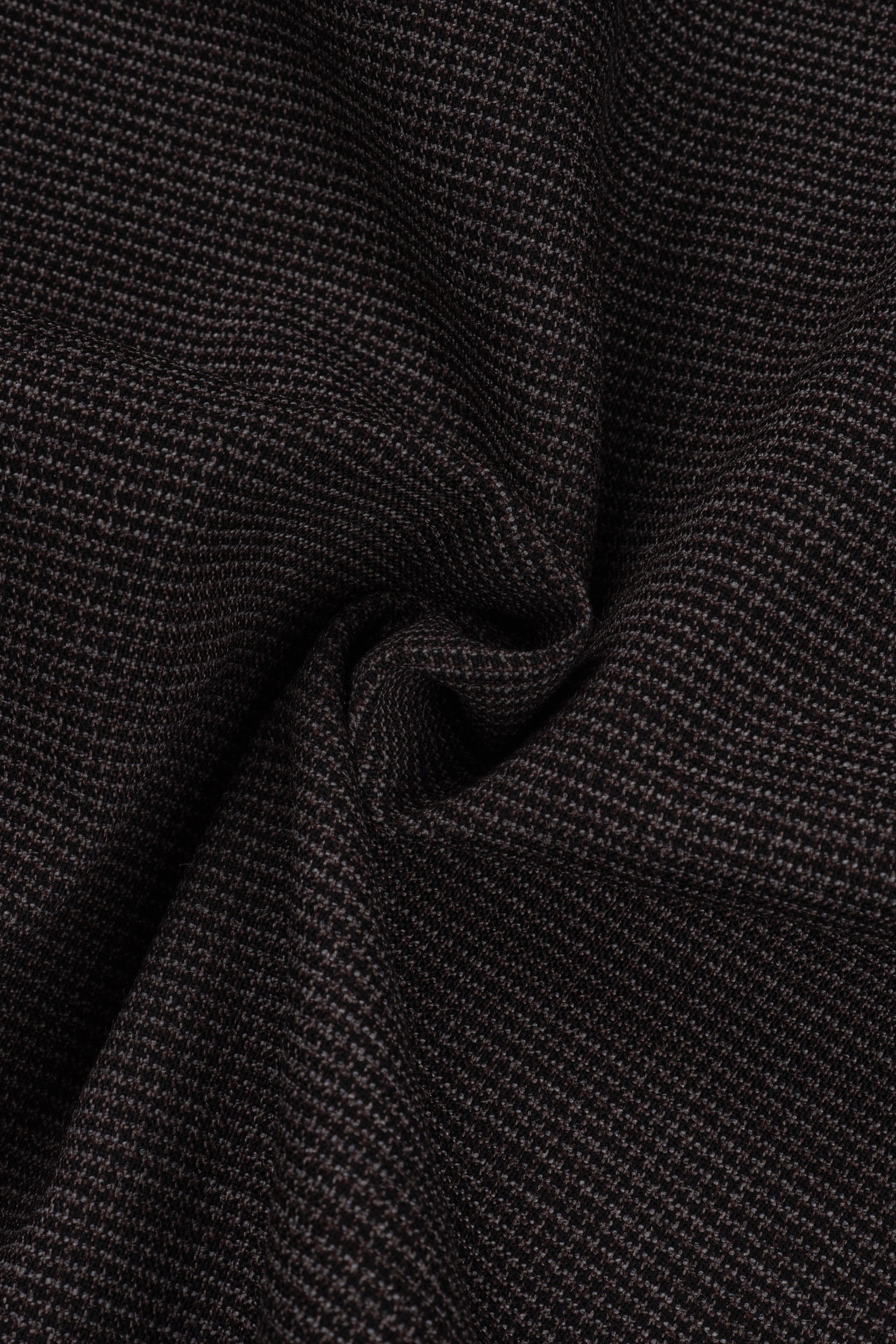 Vented OS Track Jacket (Brown Wool Houndstooth)
