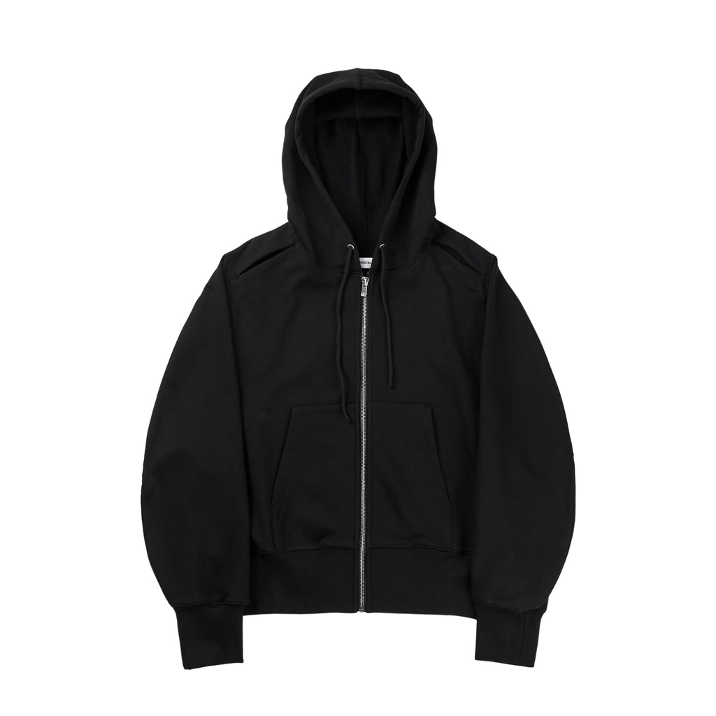 Reverse RH Zip Up Hoodie (Black)