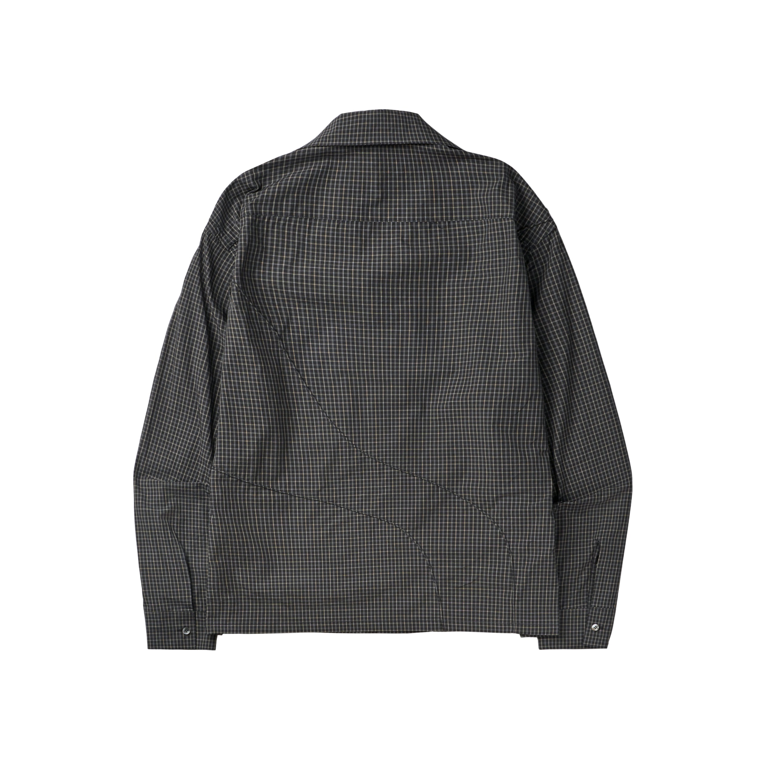 Diffraction Button Up Shirt (Grey Multi)