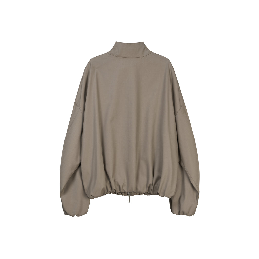 Wool OS Track Jacket (Beige)