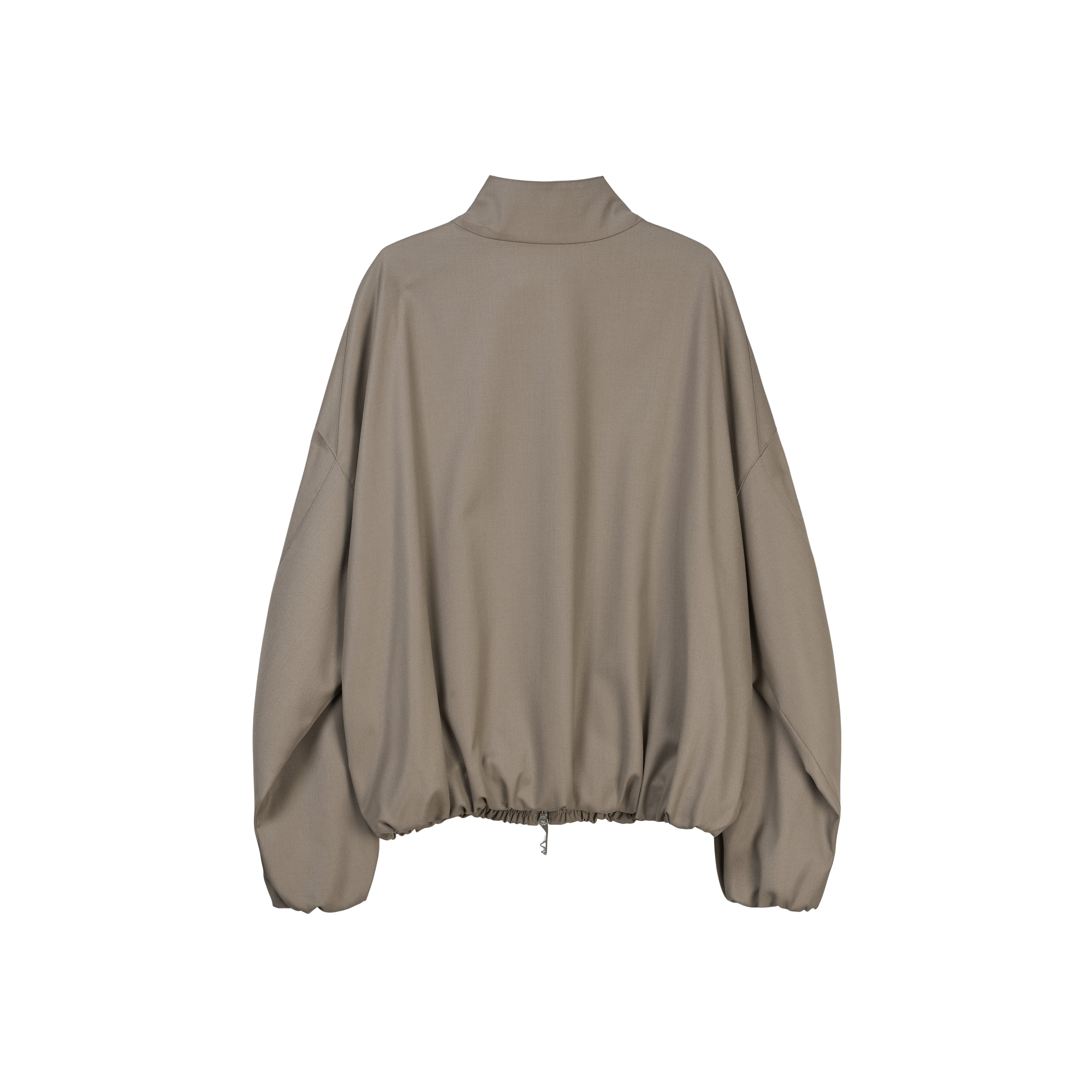 Wool OS Track Jacket (Beige)