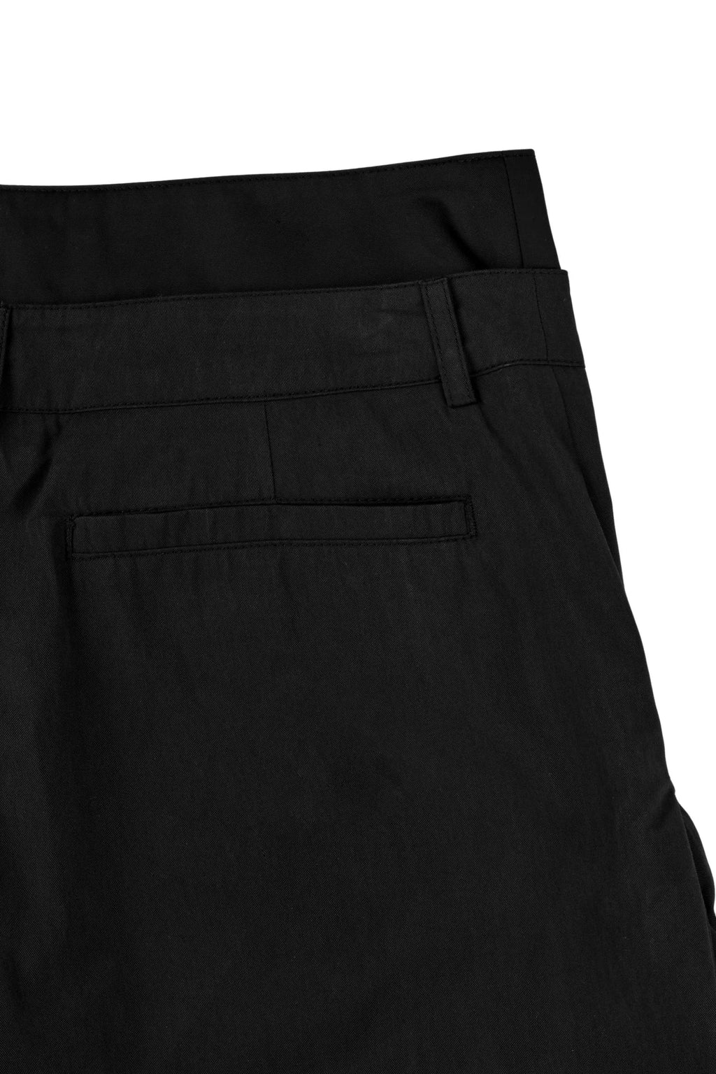 Bolsu Double Layered Trousers (Black/Black)