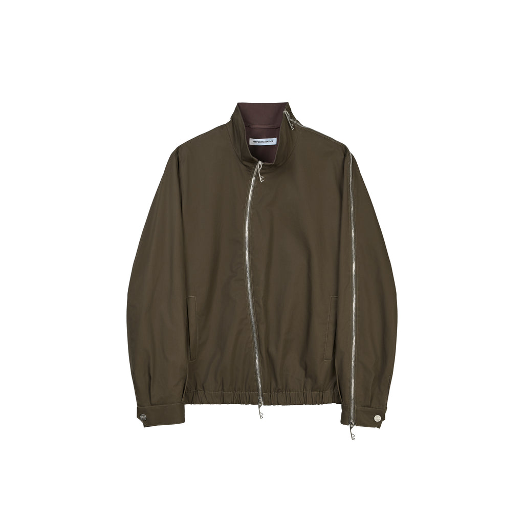 Asymmetrical Operator Zip Jacket (Army) Online Exclusive