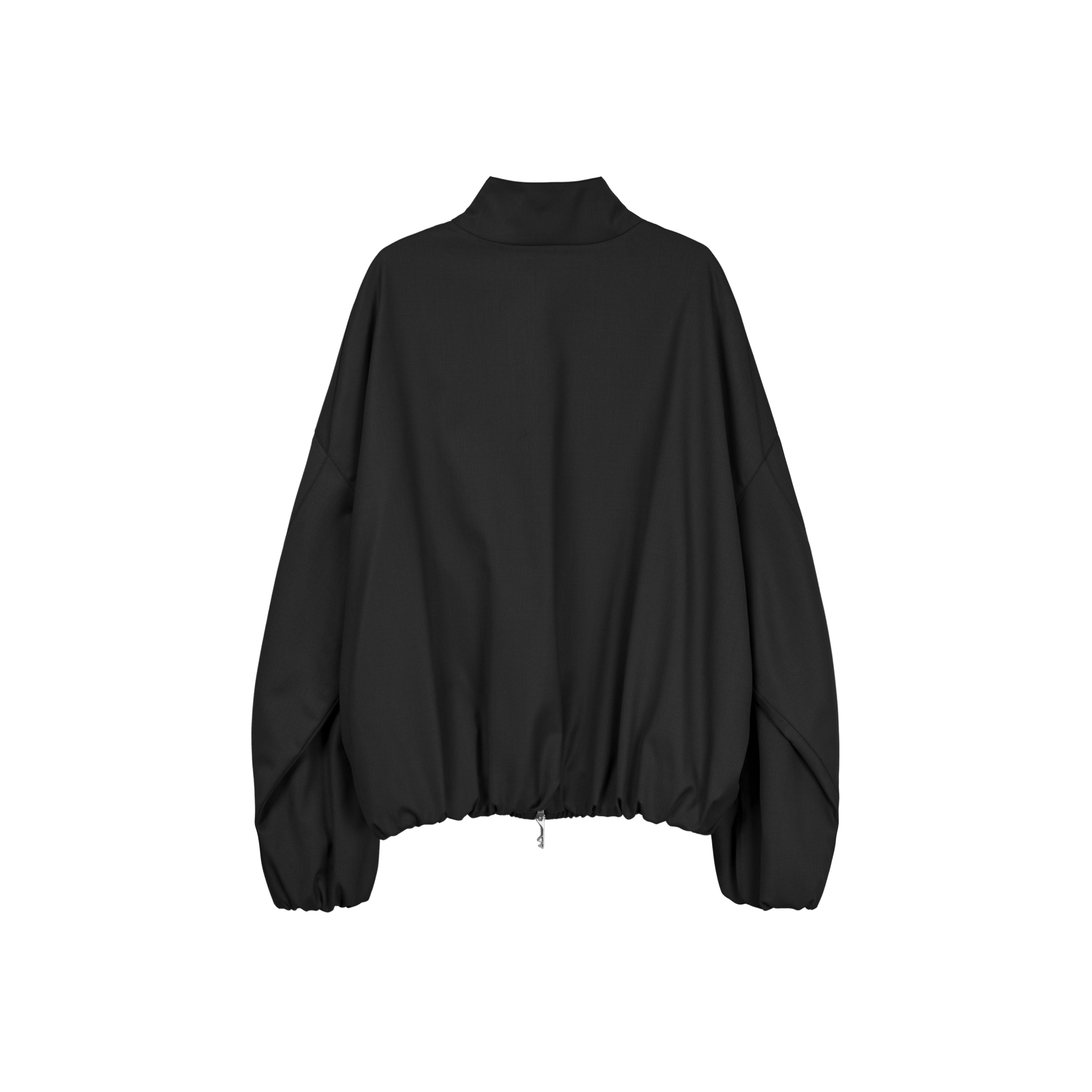 Wool OS Track Jacket (Black)