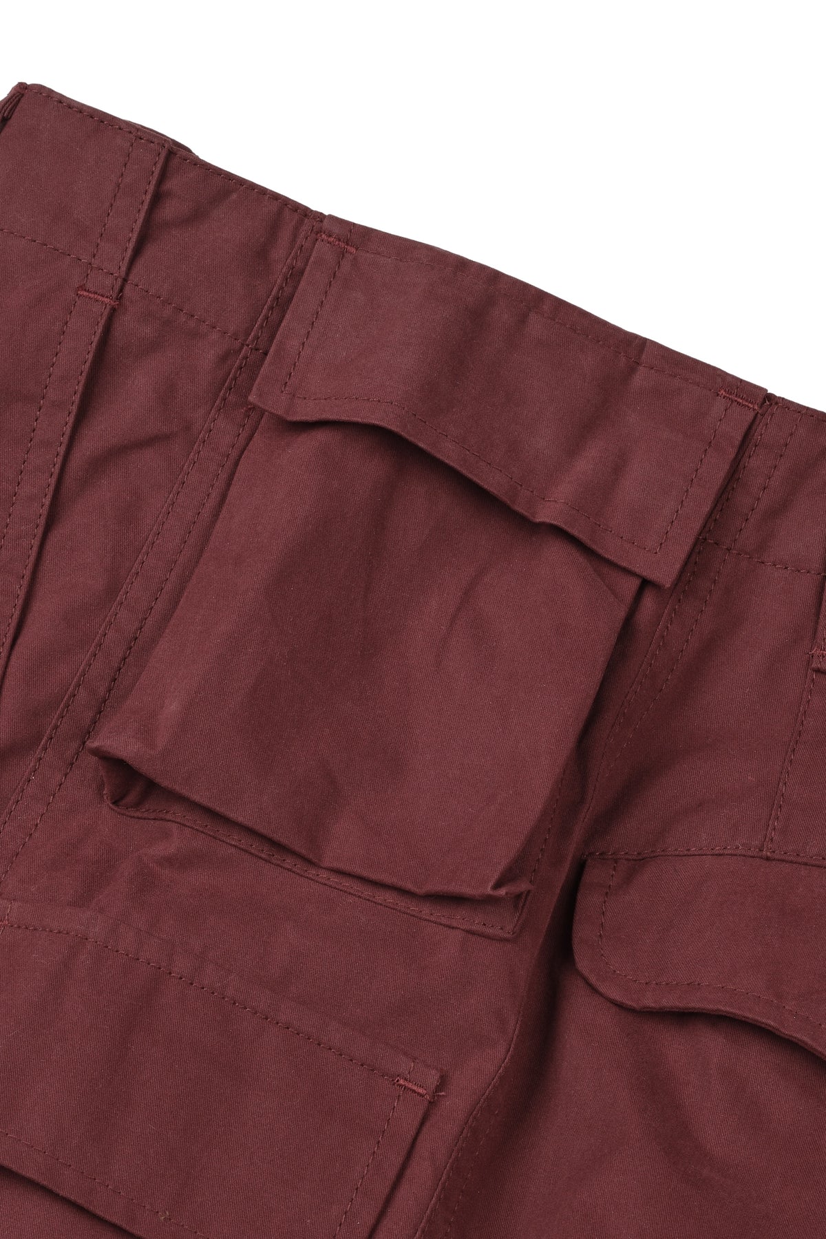 6 Flap Pocket Trousers (Red)