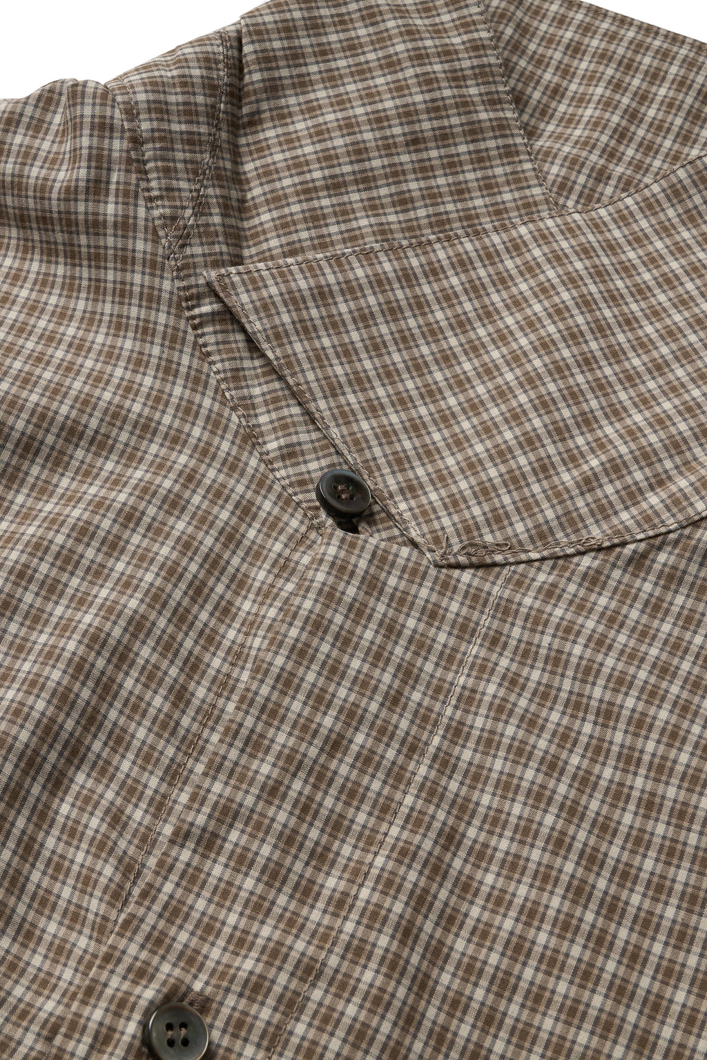 Diffraction Button Up Shirt (Beige Multi)