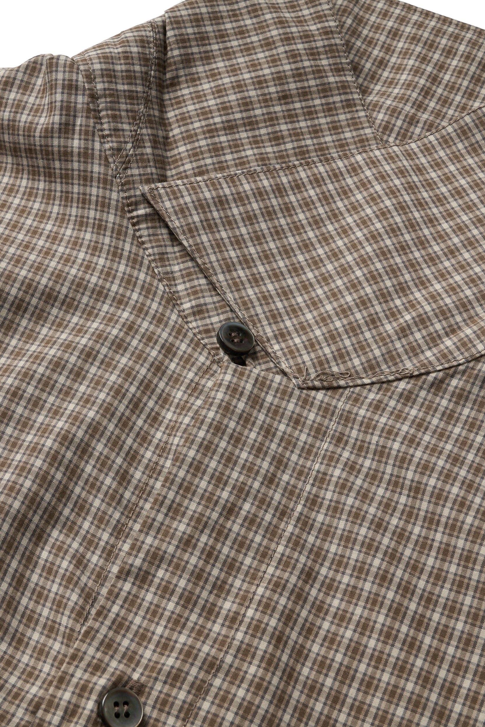 Diffraction Button Up Shirt (Beige Multi)