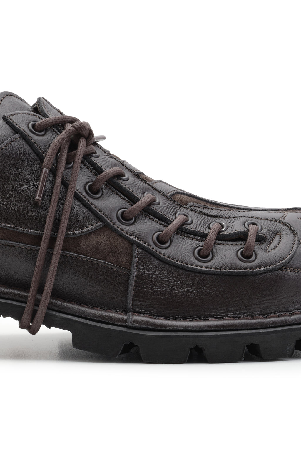 Banner Lace Up Derby (Dark Brown/Brown)