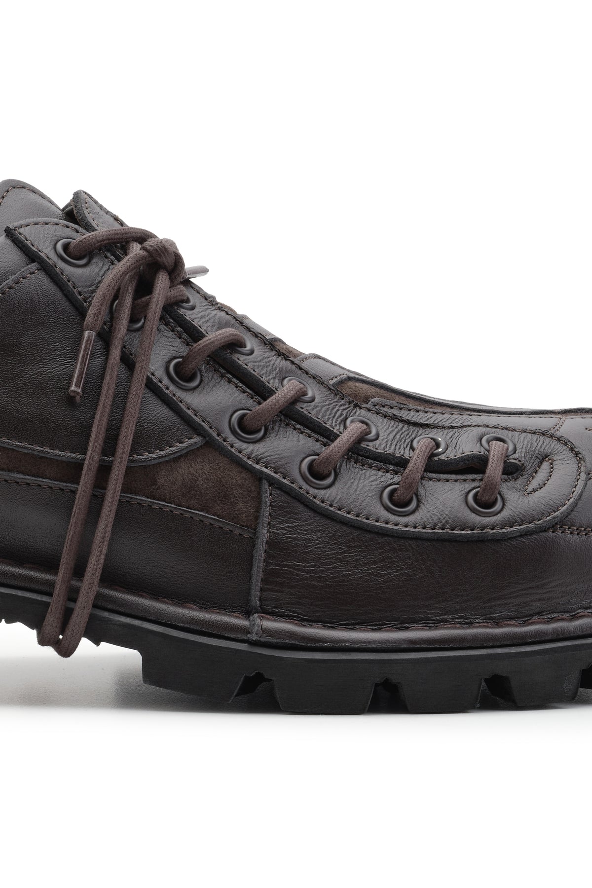 Banner Lace Up Derby (Dark Brown/Brown)