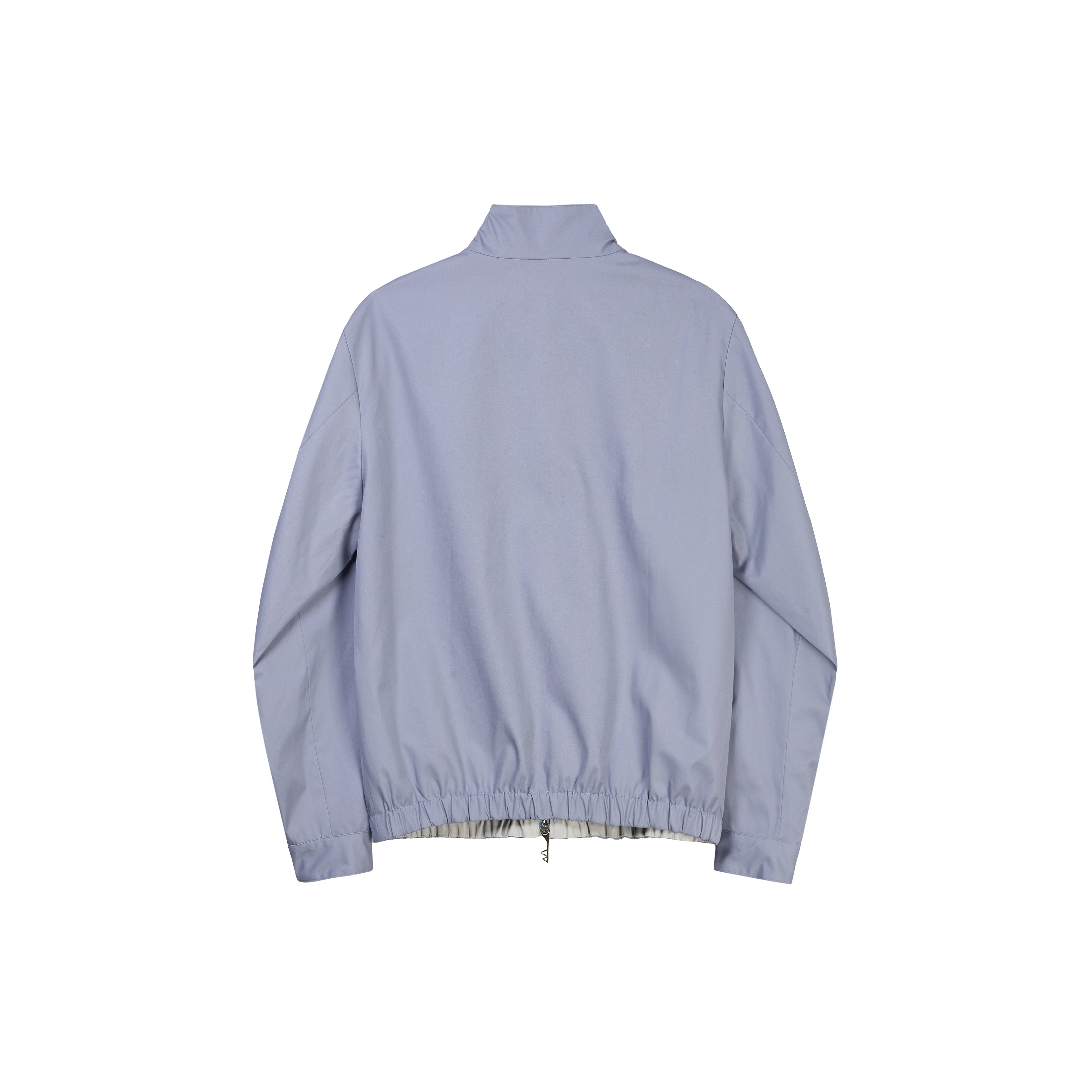 Asymmetrical Operator Zip Jacket (Sky Blue) Online Exclusive